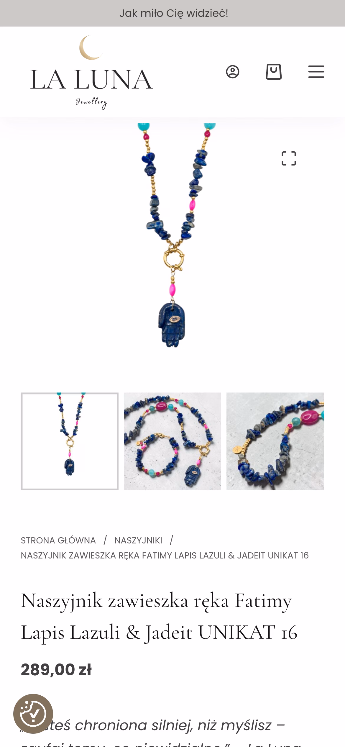 La Luna Jewellery - strona główna