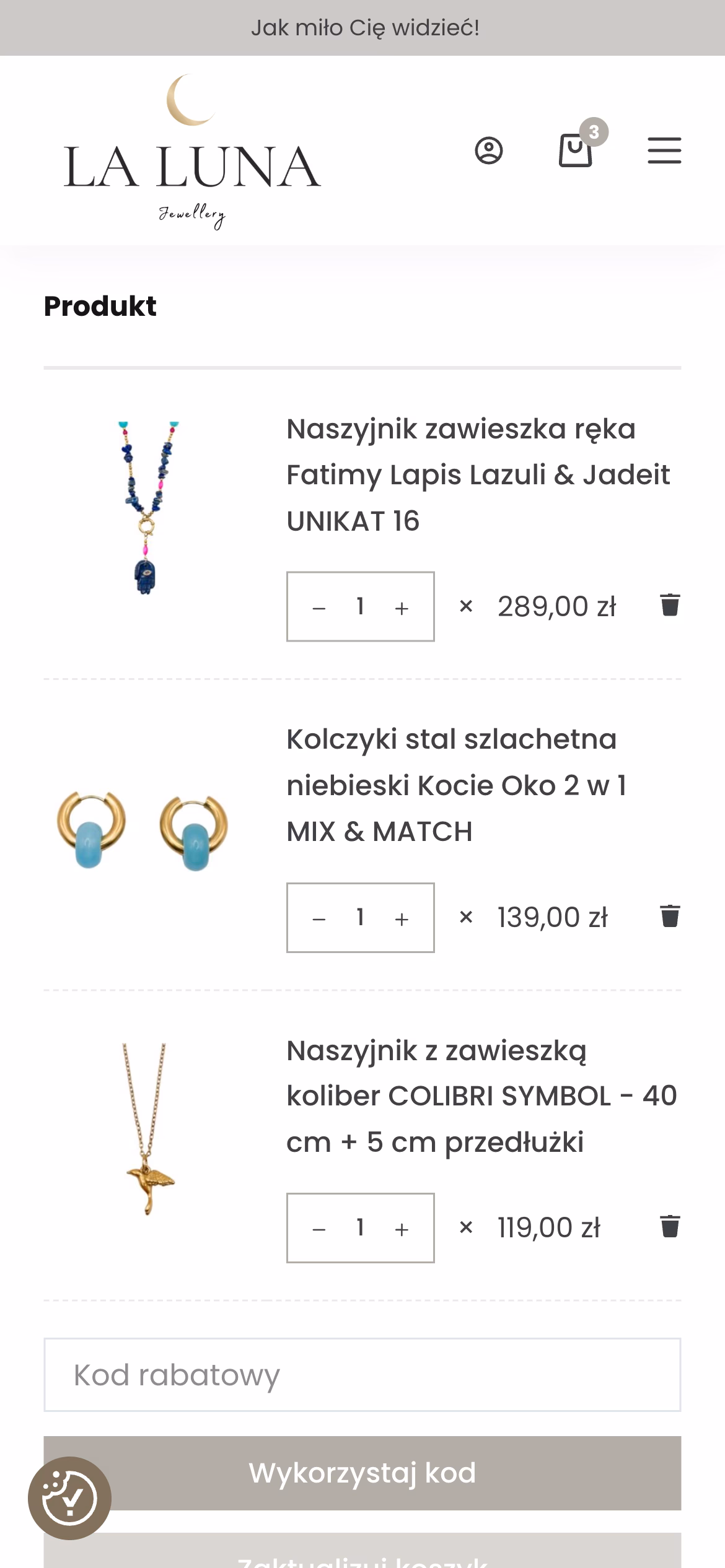 La Luna Jewellery - strona główna